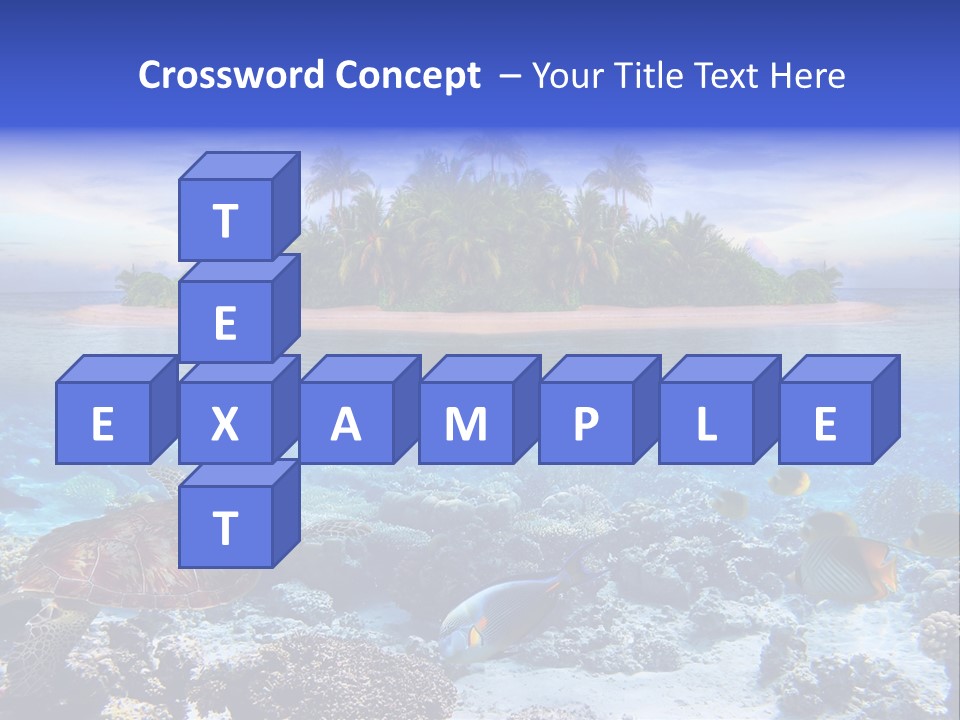 Travel Maldives Coastline PowerPoint Template