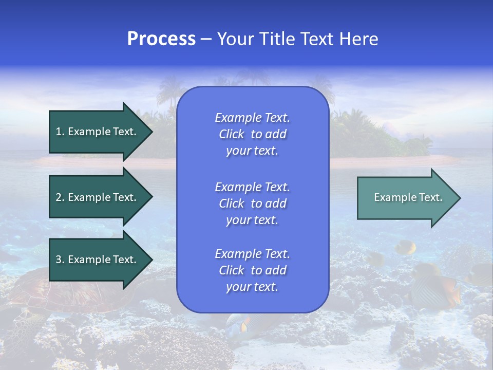 Travel Maldives Coastline PowerPoint Template