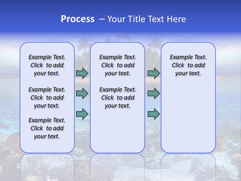 Travel Maldives Coastline PowerPoint Template