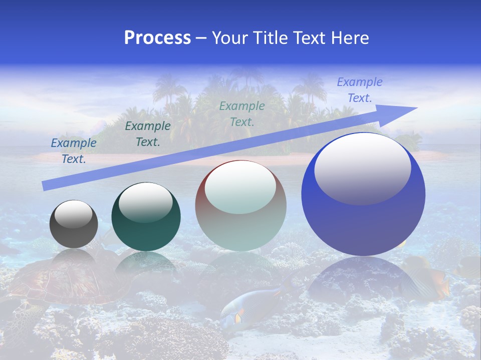 Travel Maldives Coastline PowerPoint Template