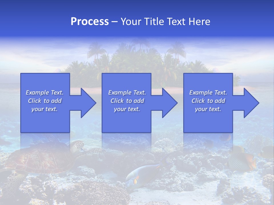 Travel Maldives Coastline PowerPoint Template