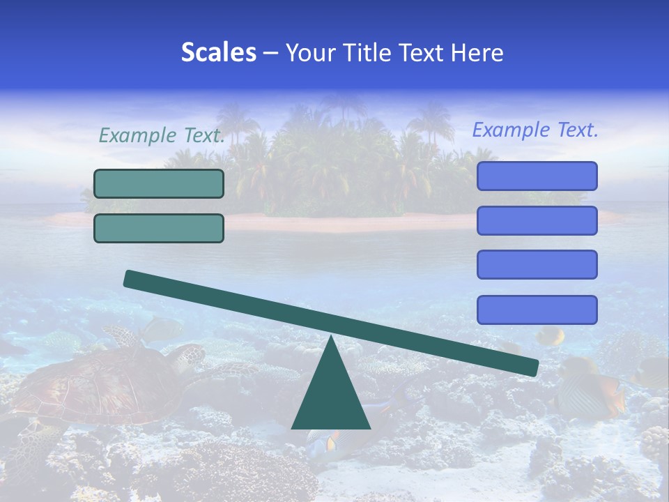 Travel Maldives Coastline PowerPoint Template
