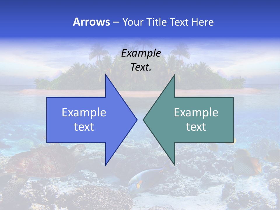 Travel Maldives Coastline PowerPoint Template