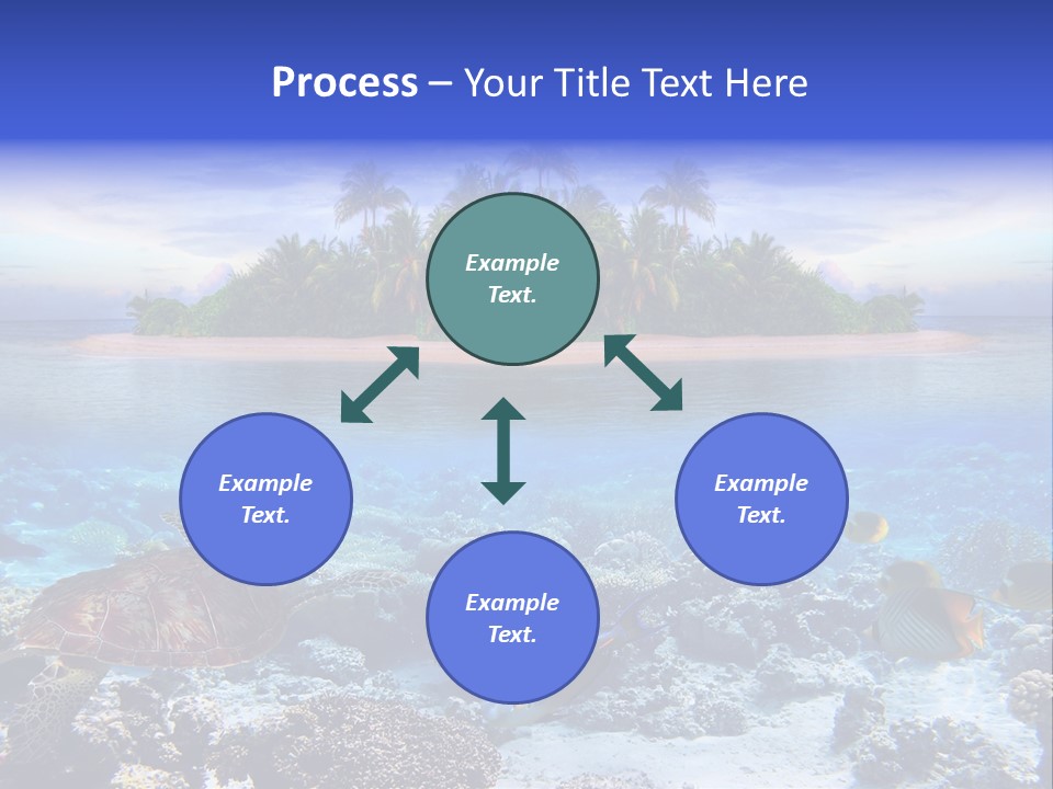 Travel Maldives Coastline PowerPoint Template