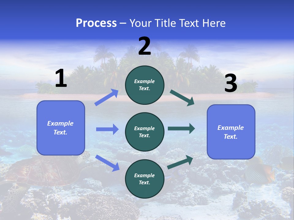 Travel Maldives Coastline PowerPoint Template