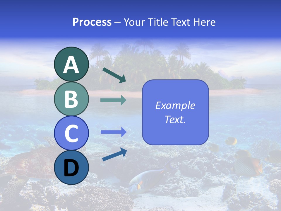 Travel Maldives Coastline PowerPoint Template