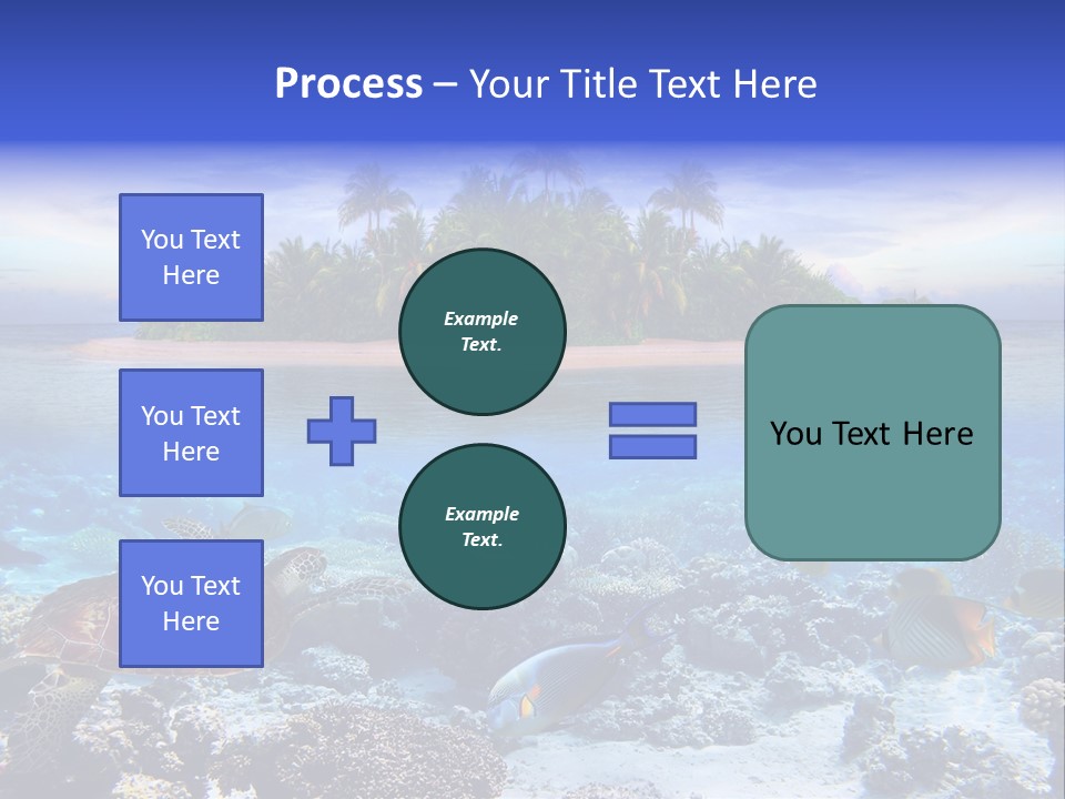 Travel Maldives Coastline PowerPoint Template