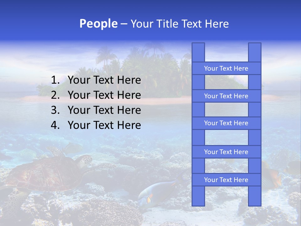 Travel Maldives Coastline PowerPoint Template