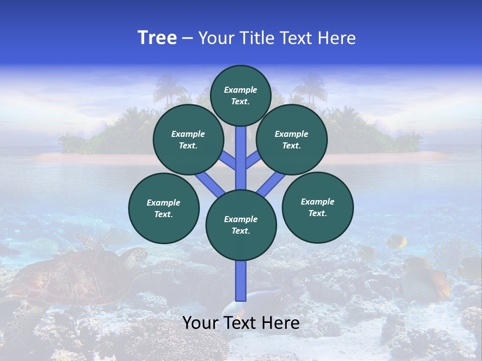 Travel Maldives Coastline PowerPoint Template