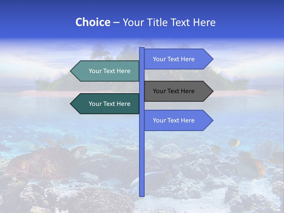 Travel Maldives Coastline PowerPoint Template