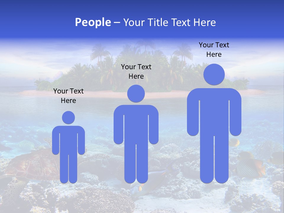 Travel Maldives Coastline PowerPoint Template