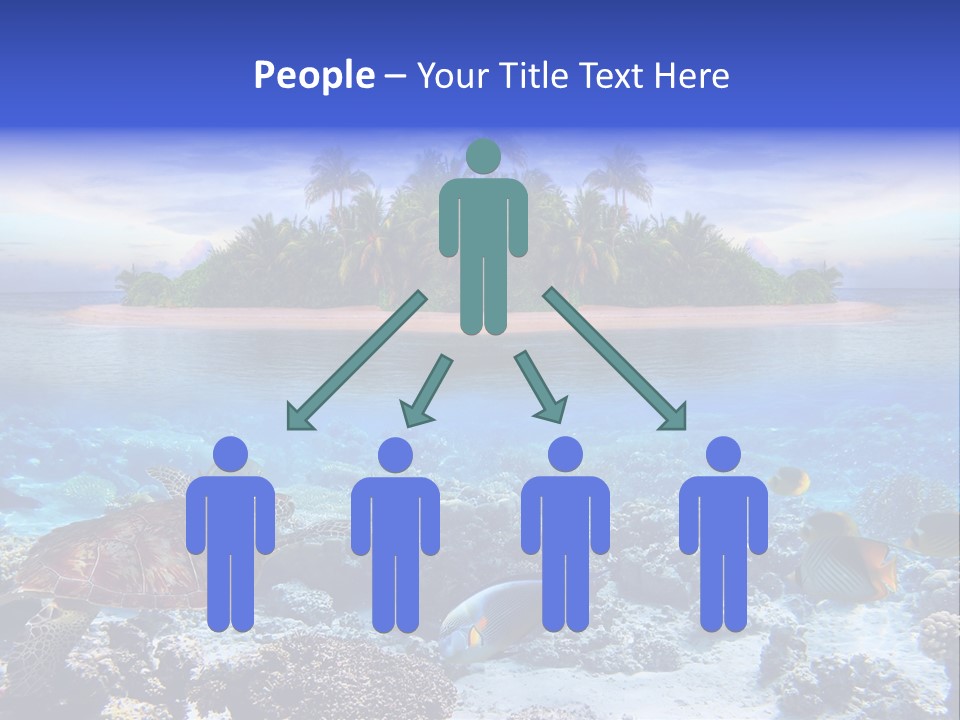 Travel Maldives Coastline PowerPoint Template