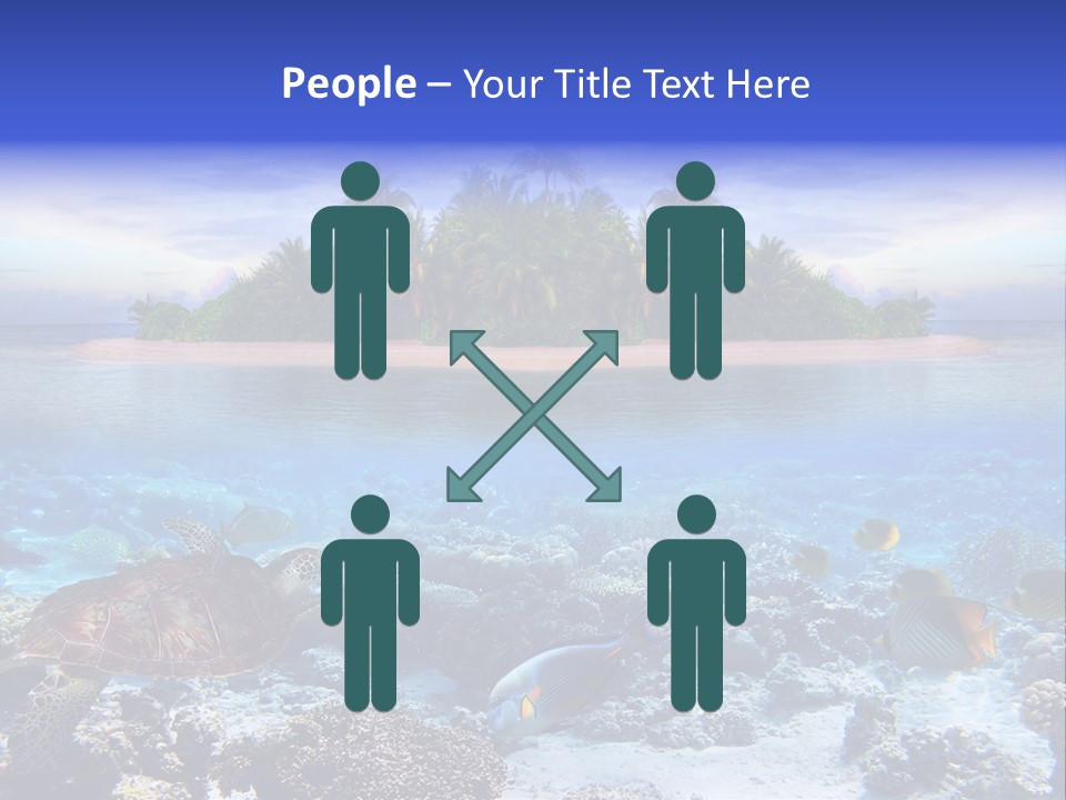 Travel Maldives Coastline PowerPoint Template