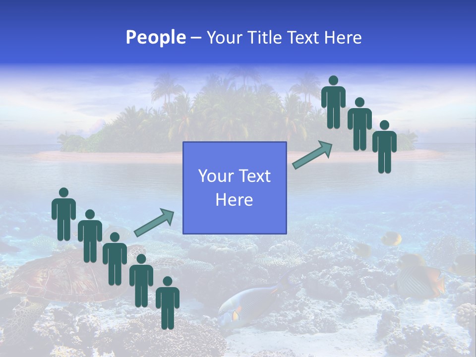 Travel Maldives Coastline PowerPoint Template