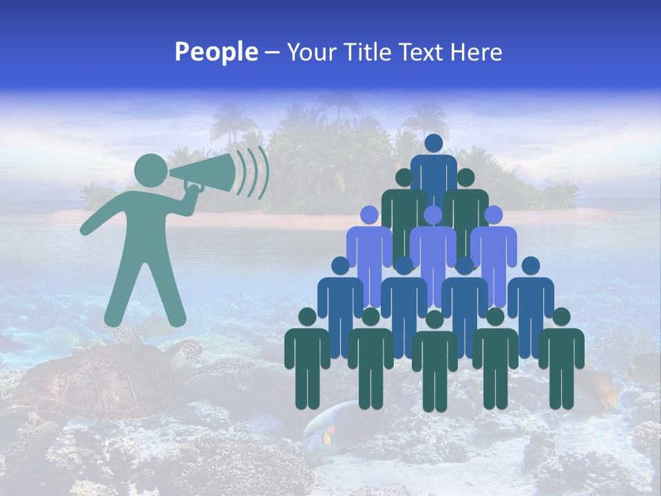 Travel Maldives Coastline PowerPoint Template