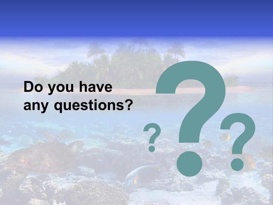 Travel Maldives Coastline PowerPoint Template