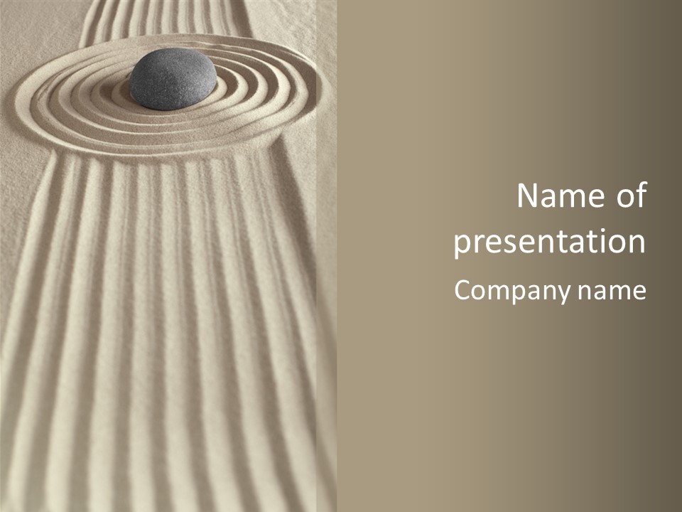 Energy Sand Pattern PowerPoint Template