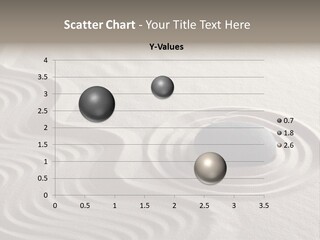 Sand Line Rock Garden PowerPoint Template