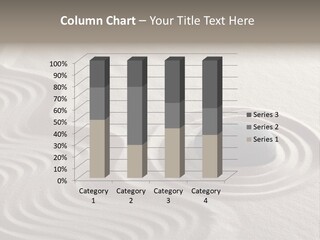 Sand Line Rock Garden PowerPoint Template