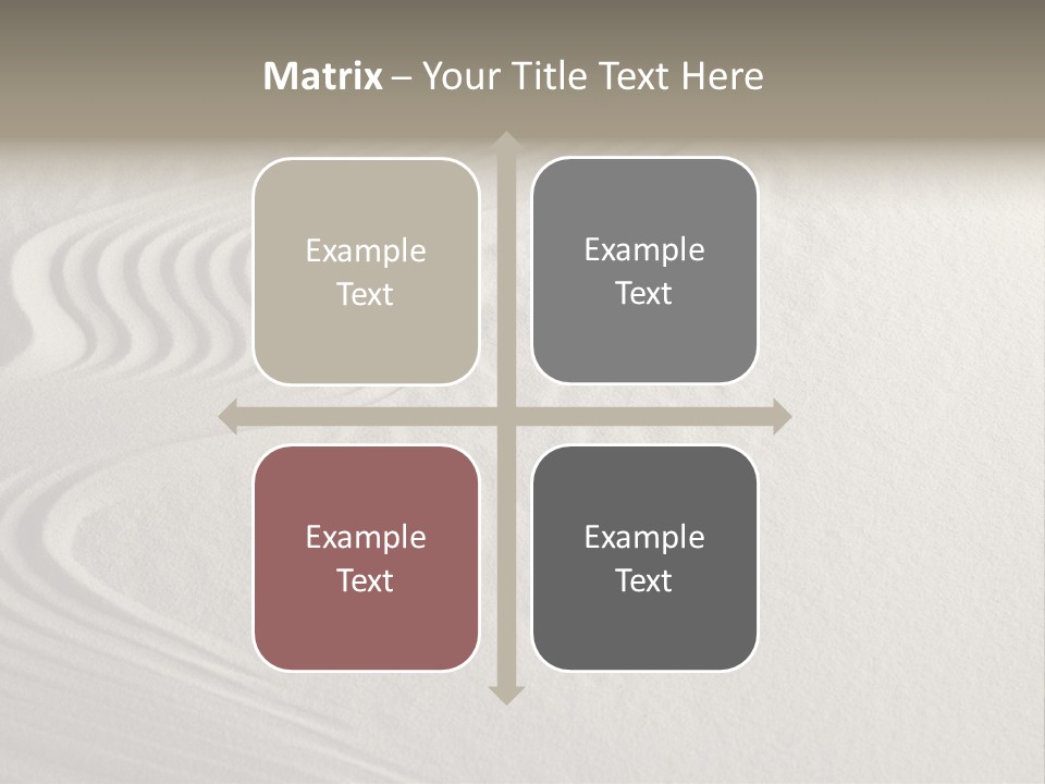 Serene Spiritual Sandstone PowerPoint Template