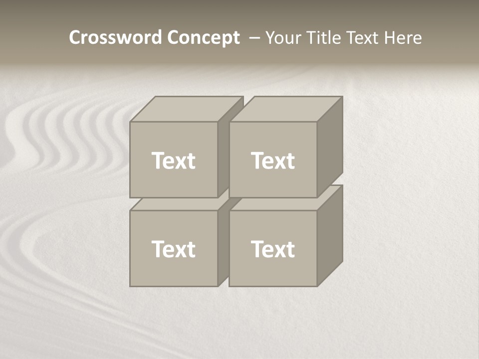 Serene Spiritual Sandstone PowerPoint Template