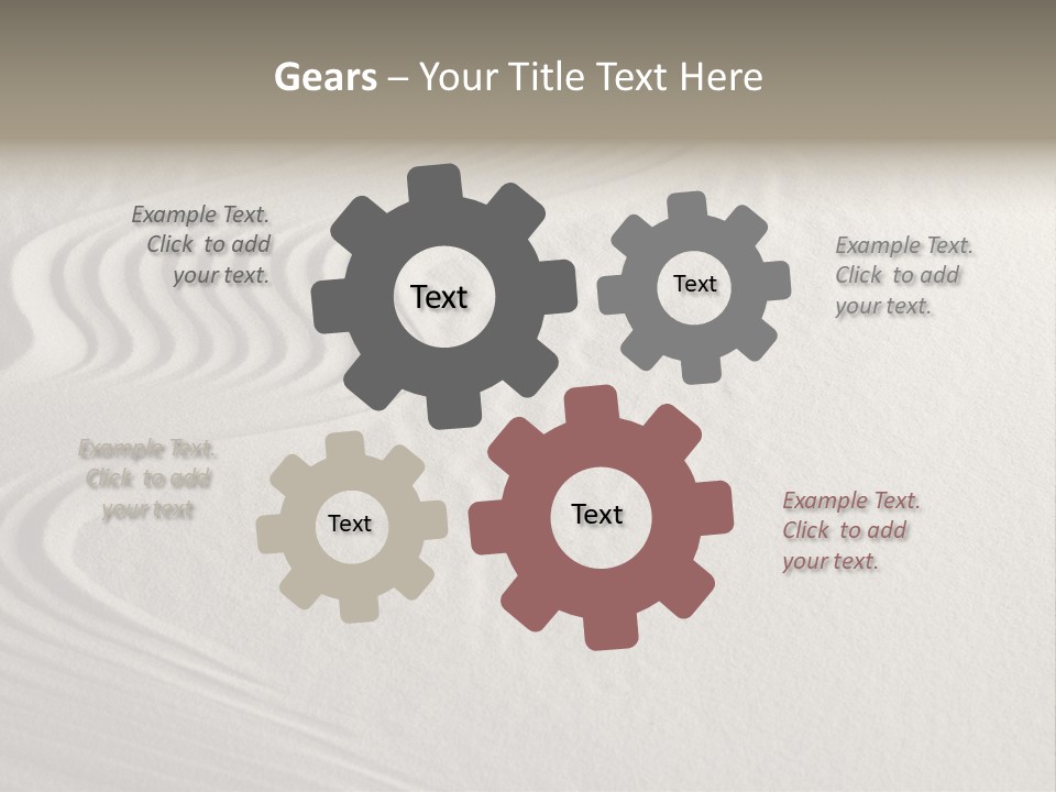 Serene Spiritual Sandstone PowerPoint Template