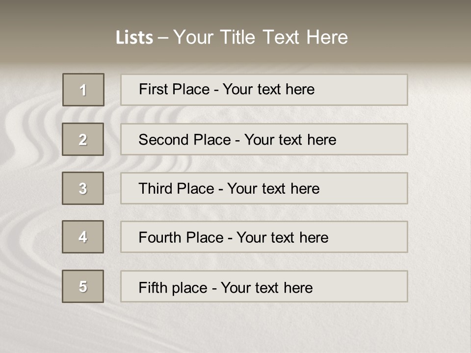 Serene Spiritual Sandstone PowerPoint Template
