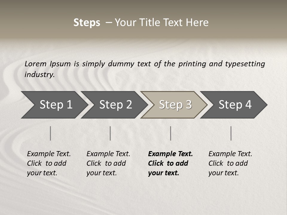Serene Spiritual Sandstone PowerPoint Template