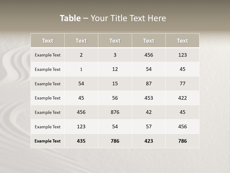 Serene Spiritual Sandstone PowerPoint Template