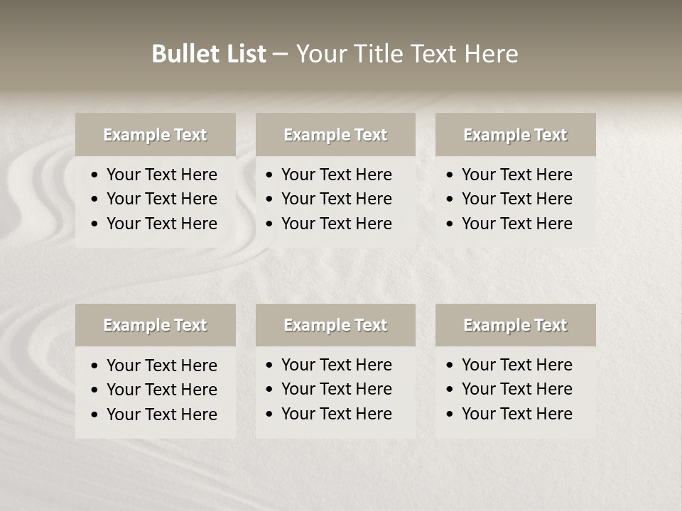 Serene Spiritual Sandstone PowerPoint Template