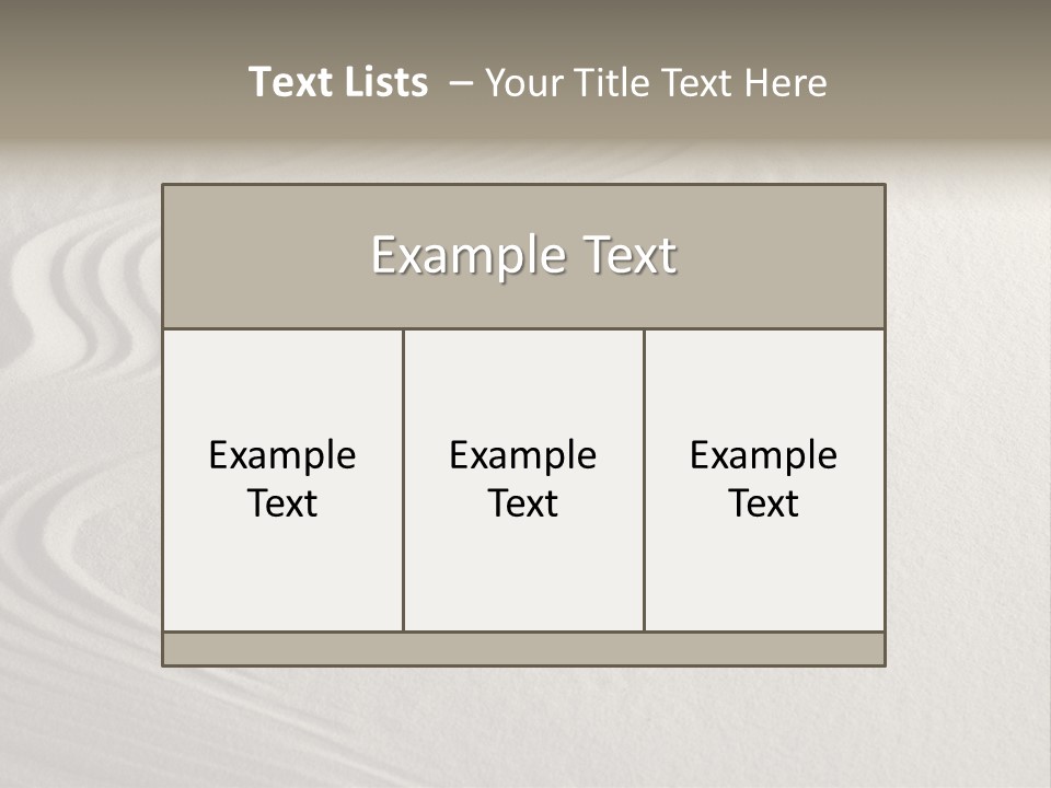 Serene Spiritual Sandstone PowerPoint Template