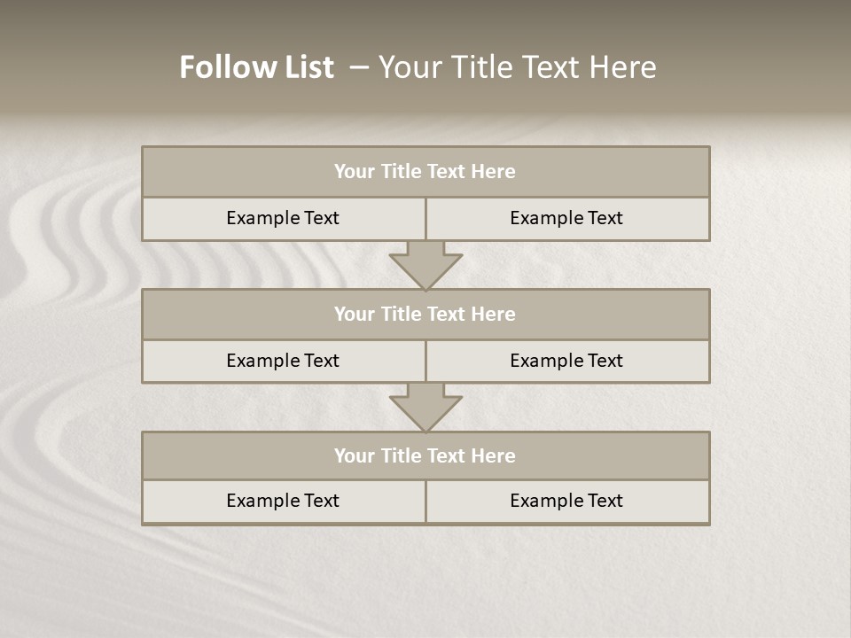 Serene Spiritual Sandstone PowerPoint Template