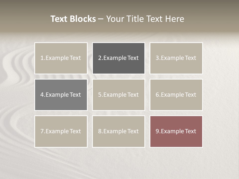 Serene Spiritual Sandstone PowerPoint Template