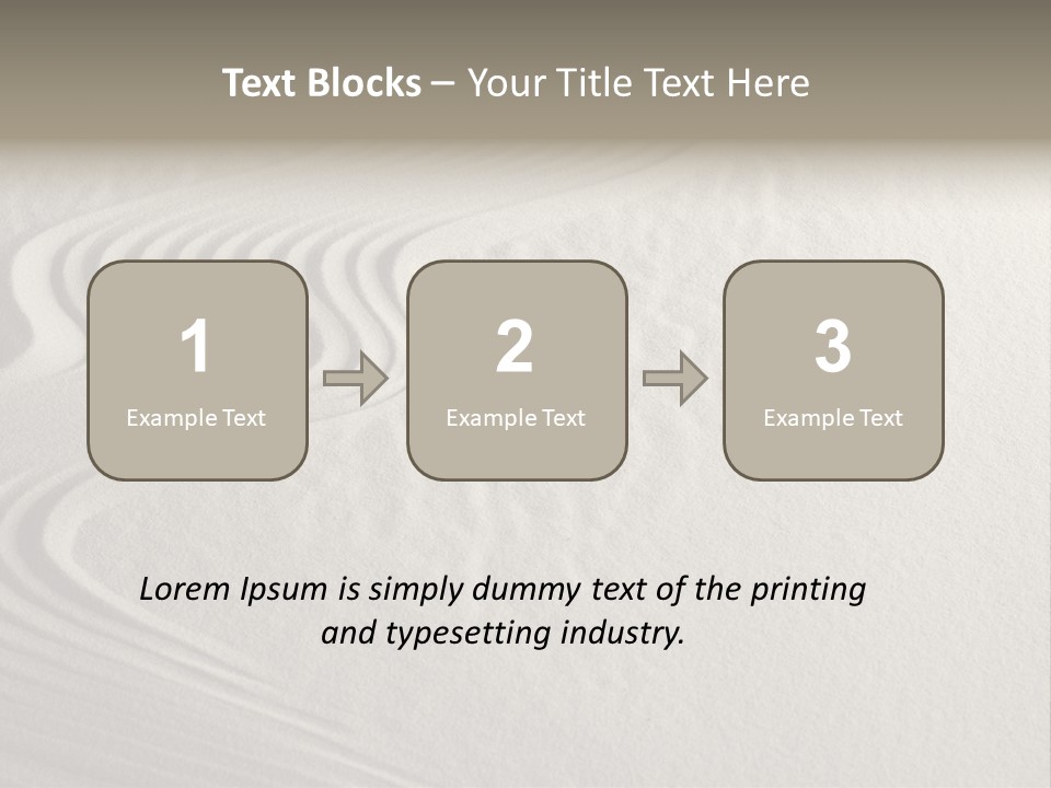 Serene Spiritual Sandstone PowerPoint Template