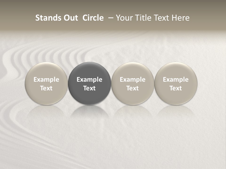 Serene Spiritual Sandstone PowerPoint Template