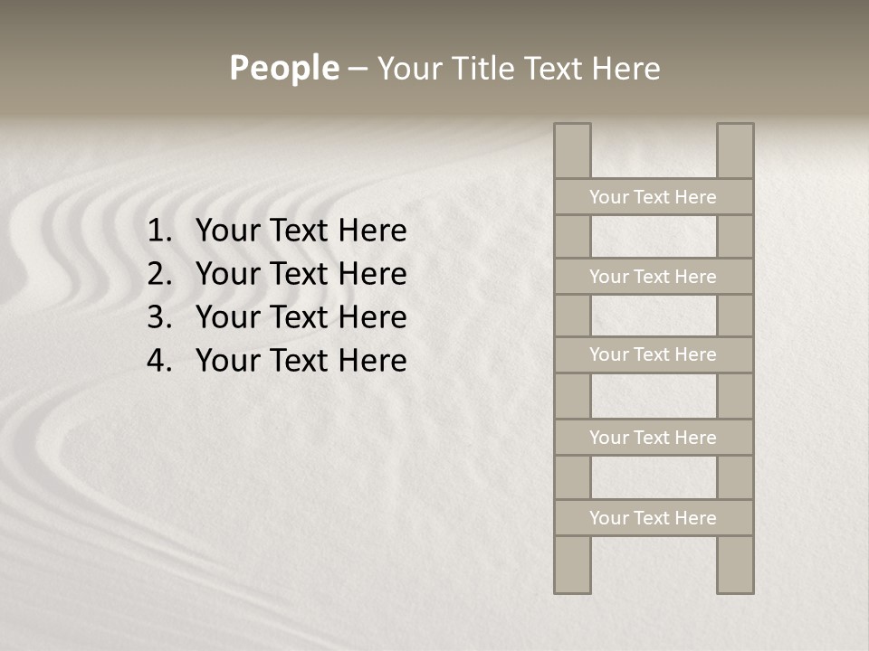 Serene Spiritual Sandstone PowerPoint Template
