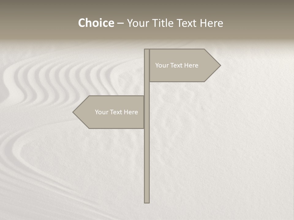Serene Spiritual Sandstone PowerPoint Template