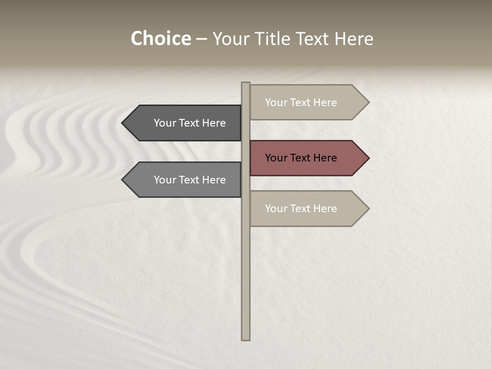 Serene Spiritual Sandstone PowerPoint Template