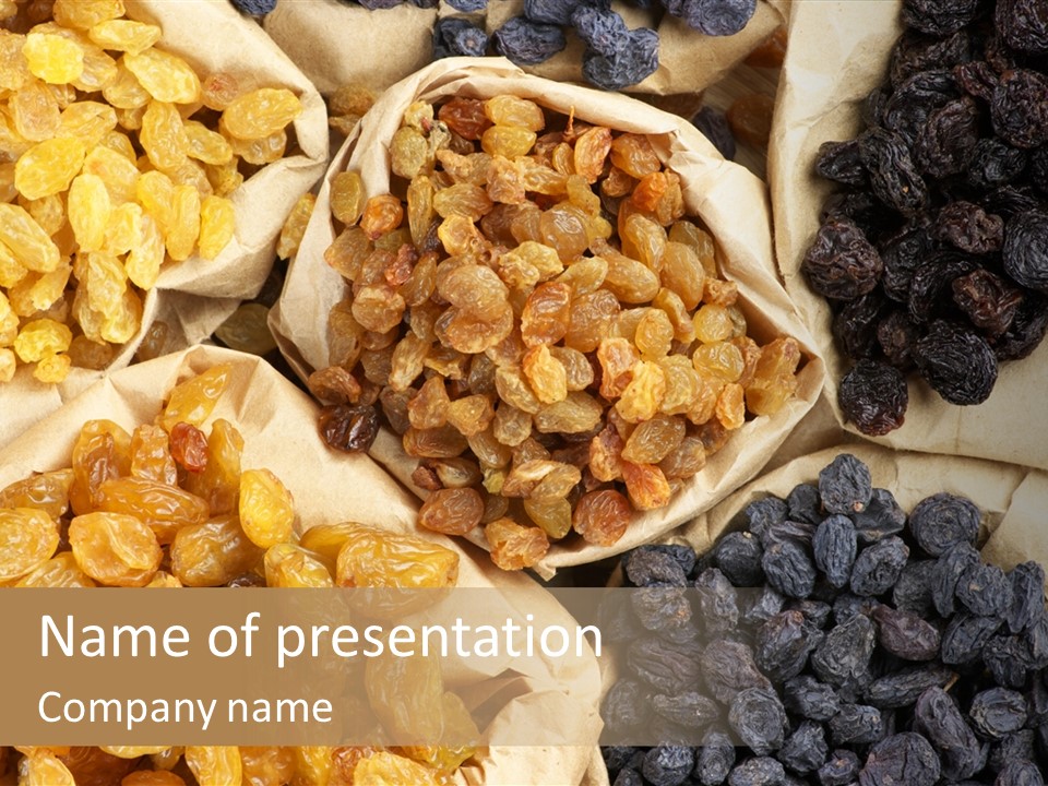 Healthy Golden Raw PowerPoint Template