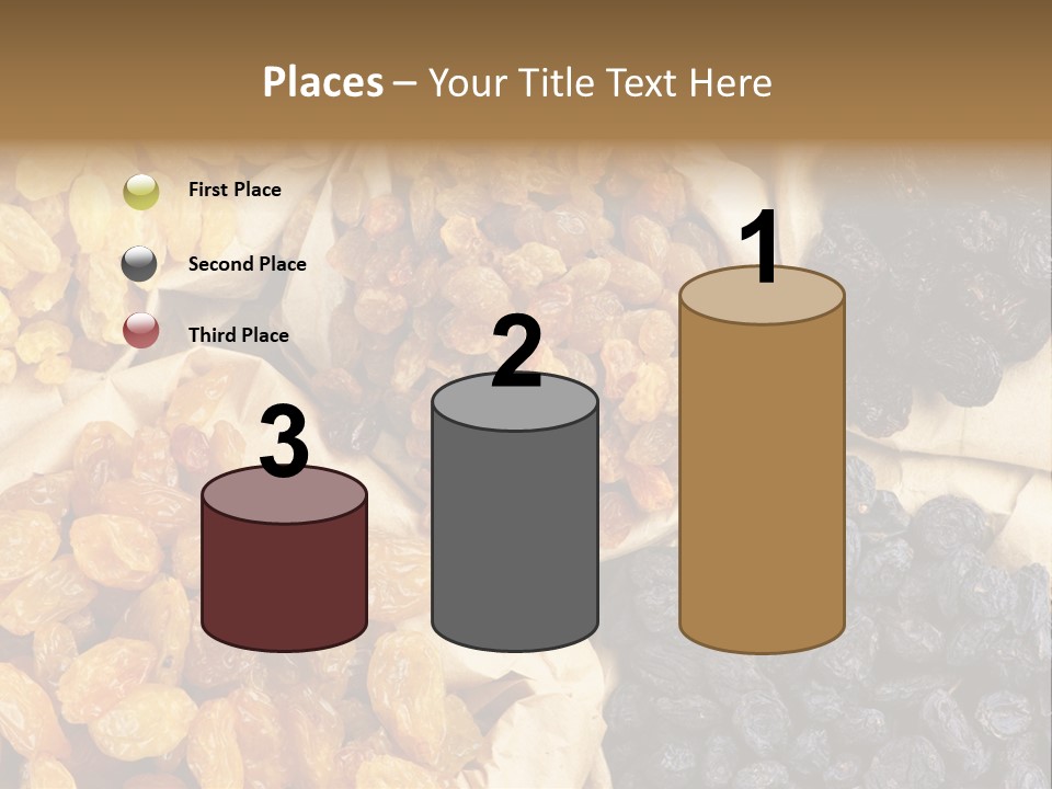 Healthy Golden Raw PowerPoint Template