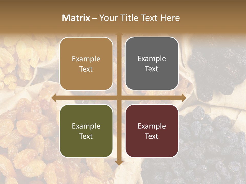 Healthy Golden Raw PowerPoint Template