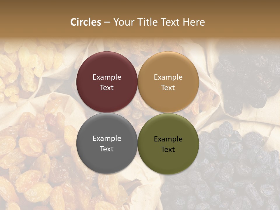 Healthy Golden Raw PowerPoint Template