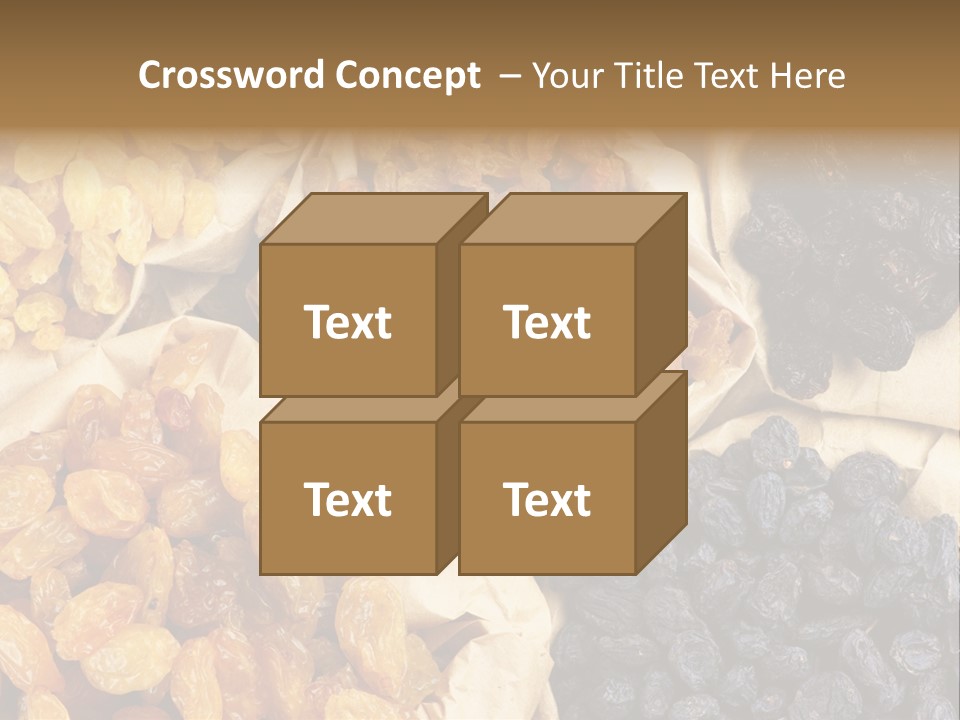 Healthy Golden Raw PowerPoint Template