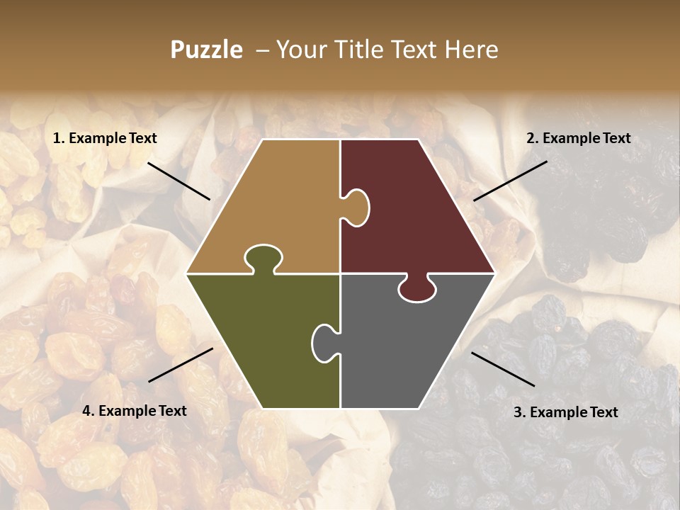 Healthy Golden Raw PowerPoint Template