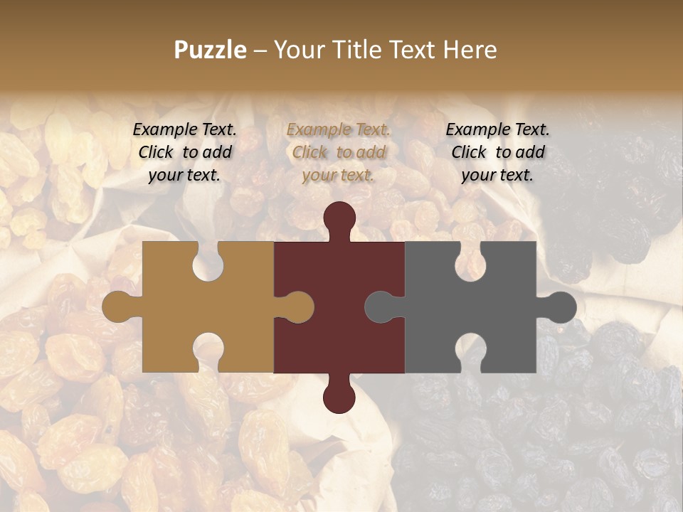 Healthy Golden Raw PowerPoint Template