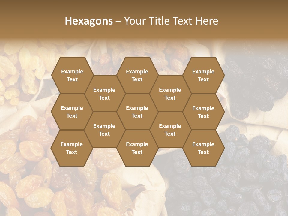 Healthy Golden Raw PowerPoint Template