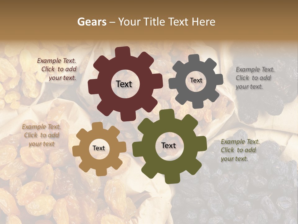 Healthy Golden Raw PowerPoint Template