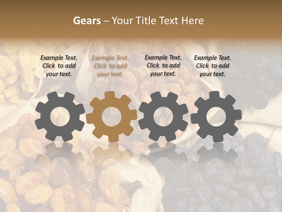 Healthy Golden Raw PowerPoint Template