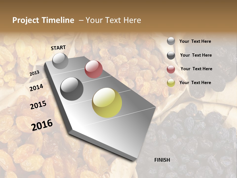 Healthy Golden Raw PowerPoint Template