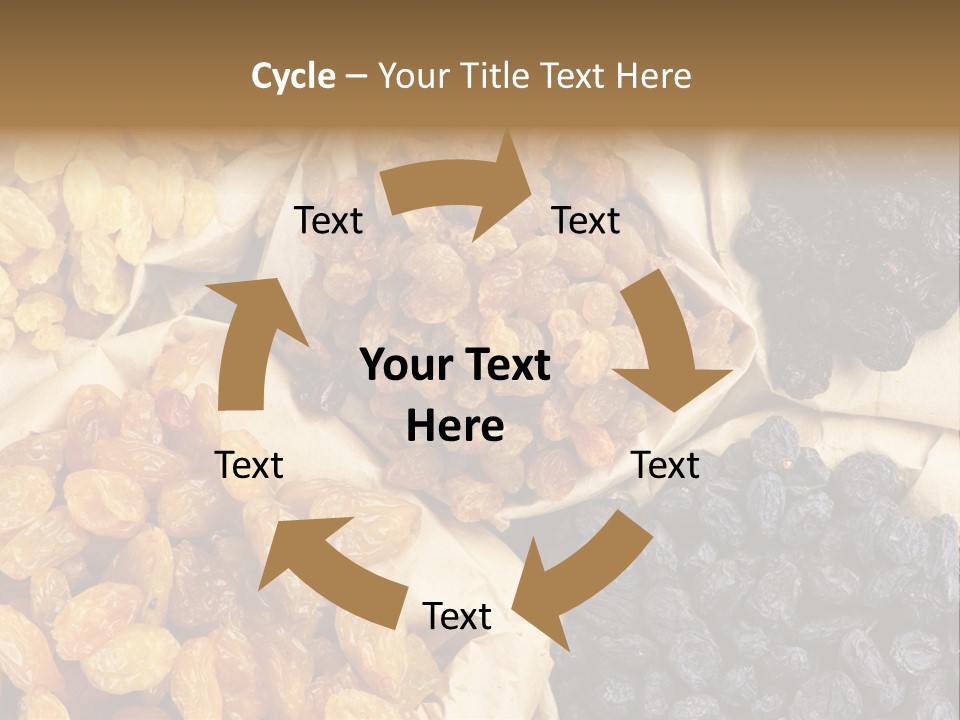 Healthy Golden Raw PowerPoint Template